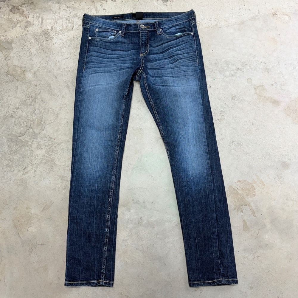 ANA A New Approach Curvy Skinny Jeans Women's Size 31 12 Blue Denim